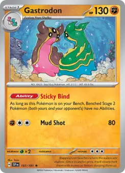 Pokémon-Karte Gastrodon 107/191