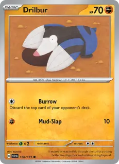 Pokémon-Karte Drilbur 108/191