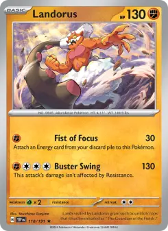 Pokémon-Karte Landorus 110/191