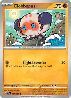 Pokémon-Karte Clobbopus 112/191