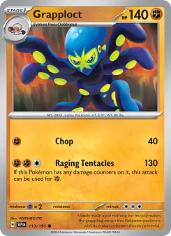 Pokémon-Karte Grapploct 113/191