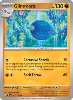 Pokémon-Karte Glimmora 115/191