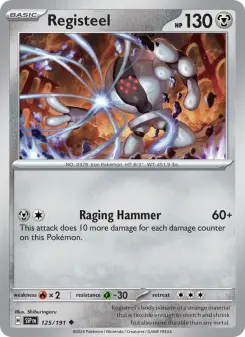 Pokémon-Karte Registeel 125/191