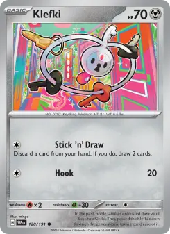 Pokémon-Karte Klefki 128/191