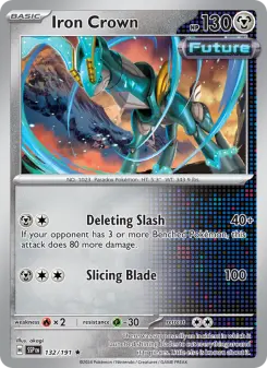Pokémon-Karte Iron Crown 132/191