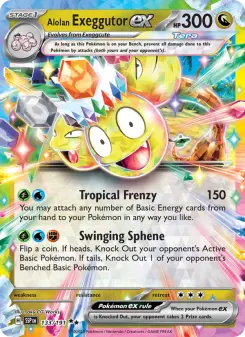 Pokémon-Karte Alolan Exeggutor ex 133/191