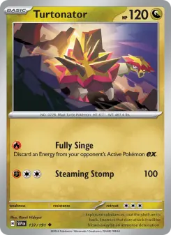 Pokémon-Karte Turtonator 137/191