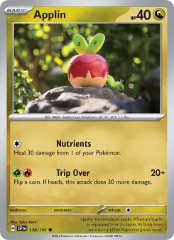 Pokémon-Karte Applin 138/191