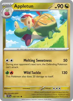Pokémon-Karte Appletun 140/191