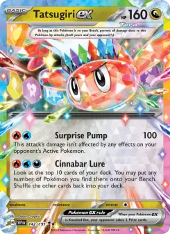 Pokémon-Karte Tatsugiri ex 142/191