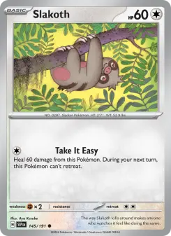 Pokémon-Karte Slakoth 145/191