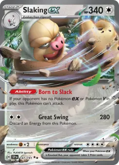 Pokémon-Karte Slaking ex 147/191