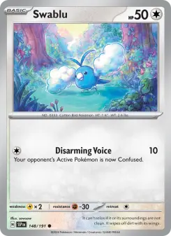Pokémon-Karte Swablu 148/191