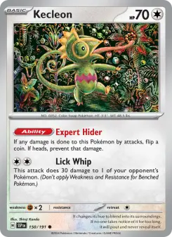 Pokémon-Karte Kecleon 150/191