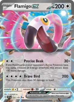 Pokémon-Karte Flamigo ex 160/191