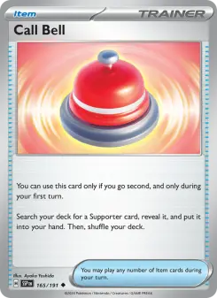 Pokémon-Karte Call Bell 165/191