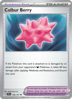 Pokémon-Karte Colbur Berry 168/191