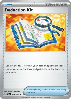 Pokémon-Karte Deduction Kit 171/191