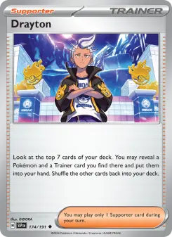 Pokémon-Karte Drayton 174/191