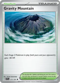 Pokémon-Karte Gravity Mountain 177/191