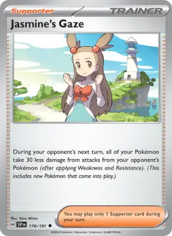 Pokémon-Karte Jasmine's Gaze 178/191