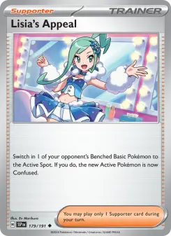 Pokémon-Karte Lisia's Appeal 179/191