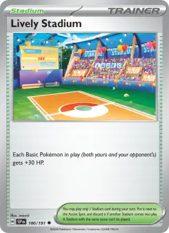 Pokémon-Karte Lively Stadium 180/191
