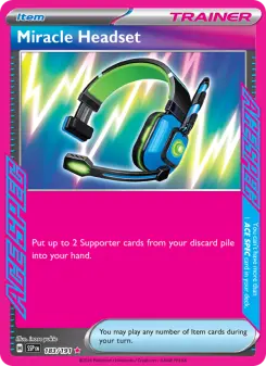 Pokémon-Karte Miracle Headset 183/191