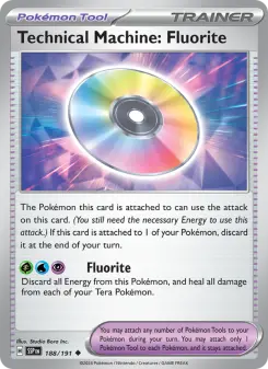 Pokémon-Karte Technical Machine: Fluorite 188/191