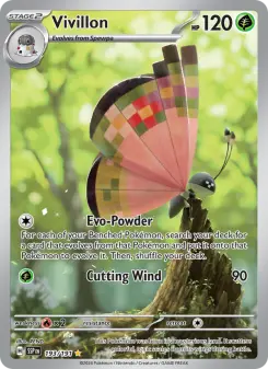 Pokémon-Karte Vivillon 193/191