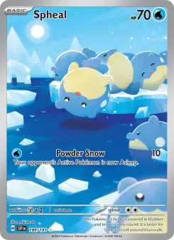Pokémon-Karte Spheal 199/191