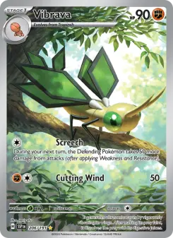 Pokémon-Karte Vibrava 206/191