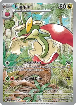 Pokémon-Karte Flapple 210/191