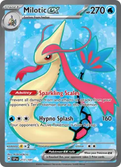 Pokémon-Karte Milotic ex 217/191