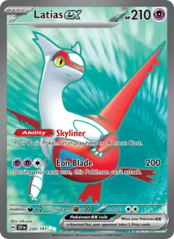 Pokémon-Karte Latias ex 220/191