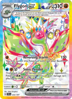 Pokémon-Karte Flygon ex 222/191