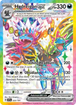 Pokémon-Karte Hydreigon ex 223/191