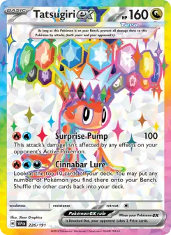 Pokémon-Karte Tatsugiri ex 226/191
