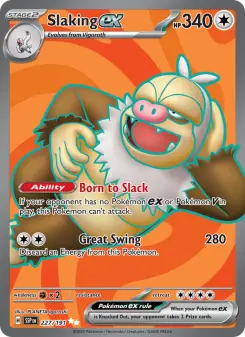 Pokémon-Karte Slaking ex 227/191