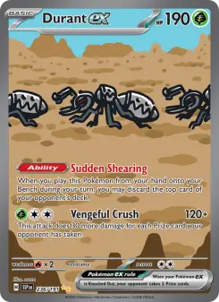 Pokémon-Karte Durant ex 236/191