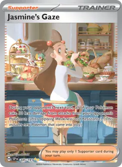 Pokémon-Karte Jasmine's Gaze 245/191