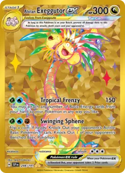 Pokémon-Karte Alolan Exeggutor ex 248/191