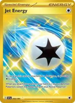 Pokémon-Karte Jet Energy 252/191