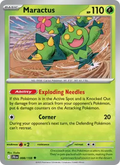 Pokémon-Karte Maractus 008/159
