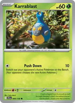Pokémon-Karte Karrablast 009/159