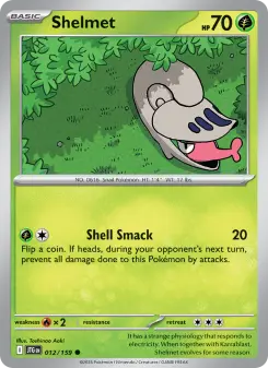 Pokémon-Karte Shelmet 012/159