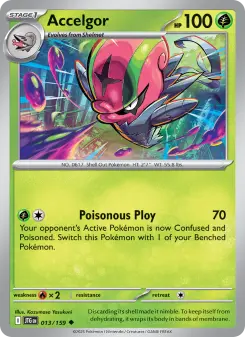 Pokémon-Karte Accelgor 013/159