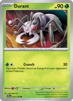Pokémon-Karte Durant 014/159
