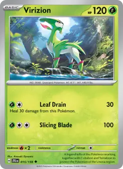 Pokémon-Karte Virizion 015/159