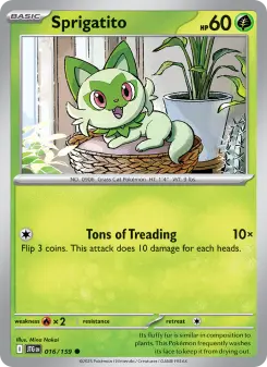 Pokémon-Karte Sprigatito 016/159